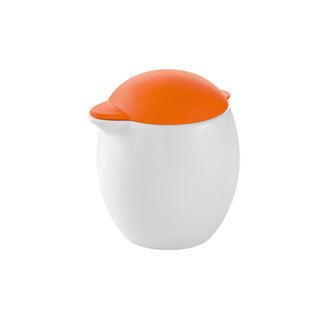 Pot-a-lait-porcelaine-blanche-publicitaire-orange