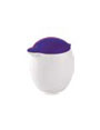 violet - pot à lait porcelaine blanche publicitaire