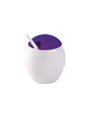 violet - sucrier en porcelaine personnalisé
