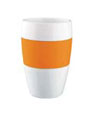 orange - tasses porcelaine pub