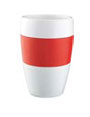 rouge - tasses porcelaine pub