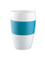 turquoise - tasses porcelaine pub